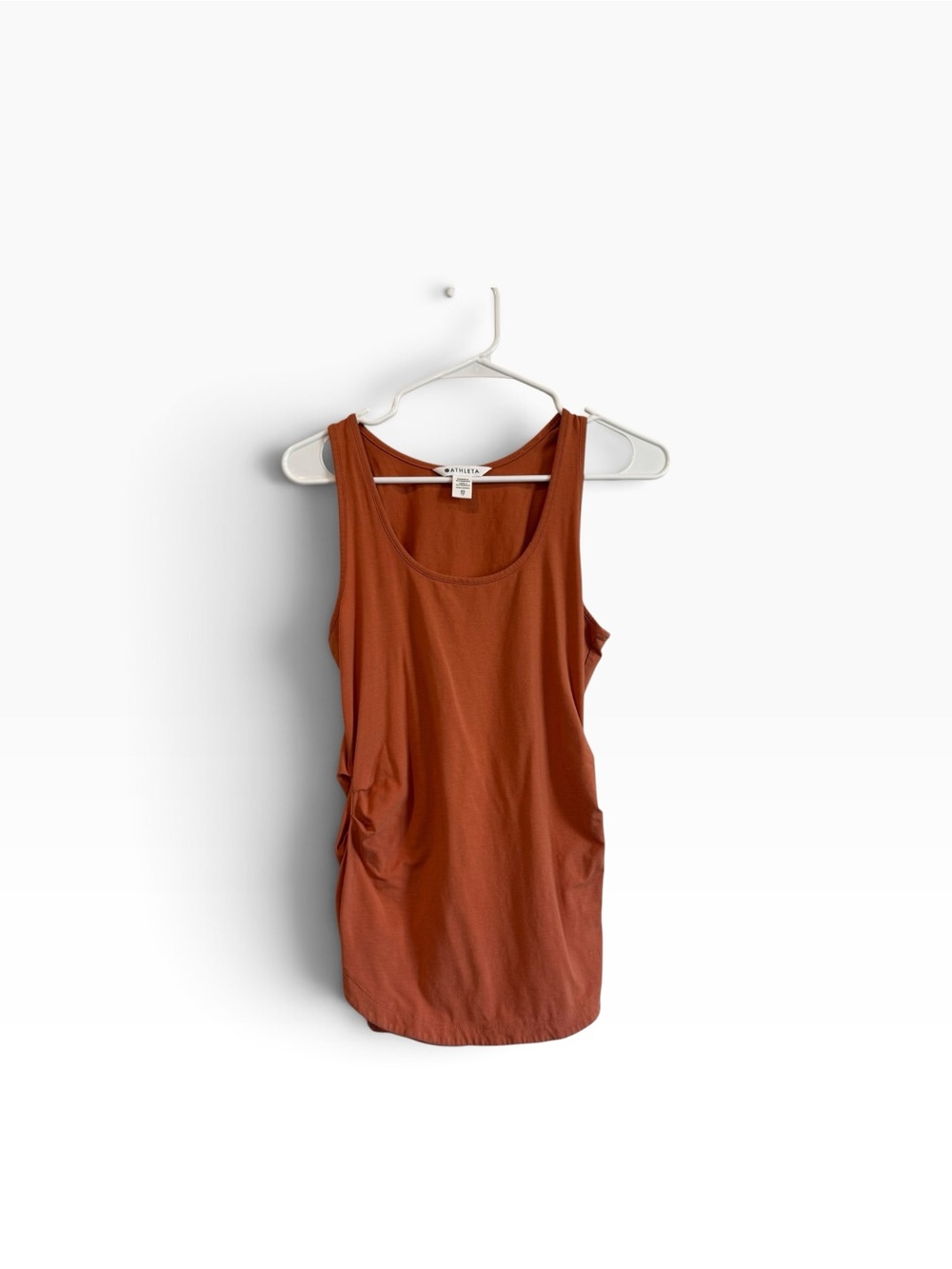 Athleta Scoop Neck Tank Top in Rusty Orange